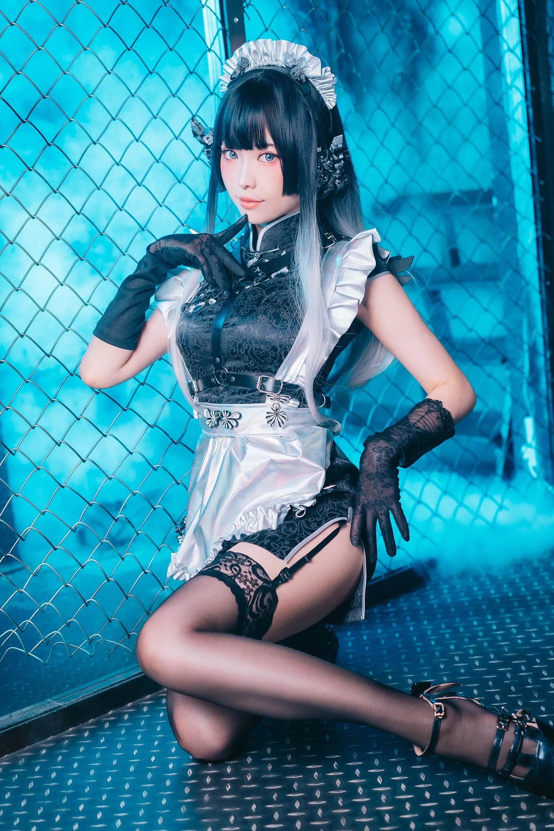 ElyEE子 – NO.117 賽博女僕 Melanite黑榴石 [31P]插图6